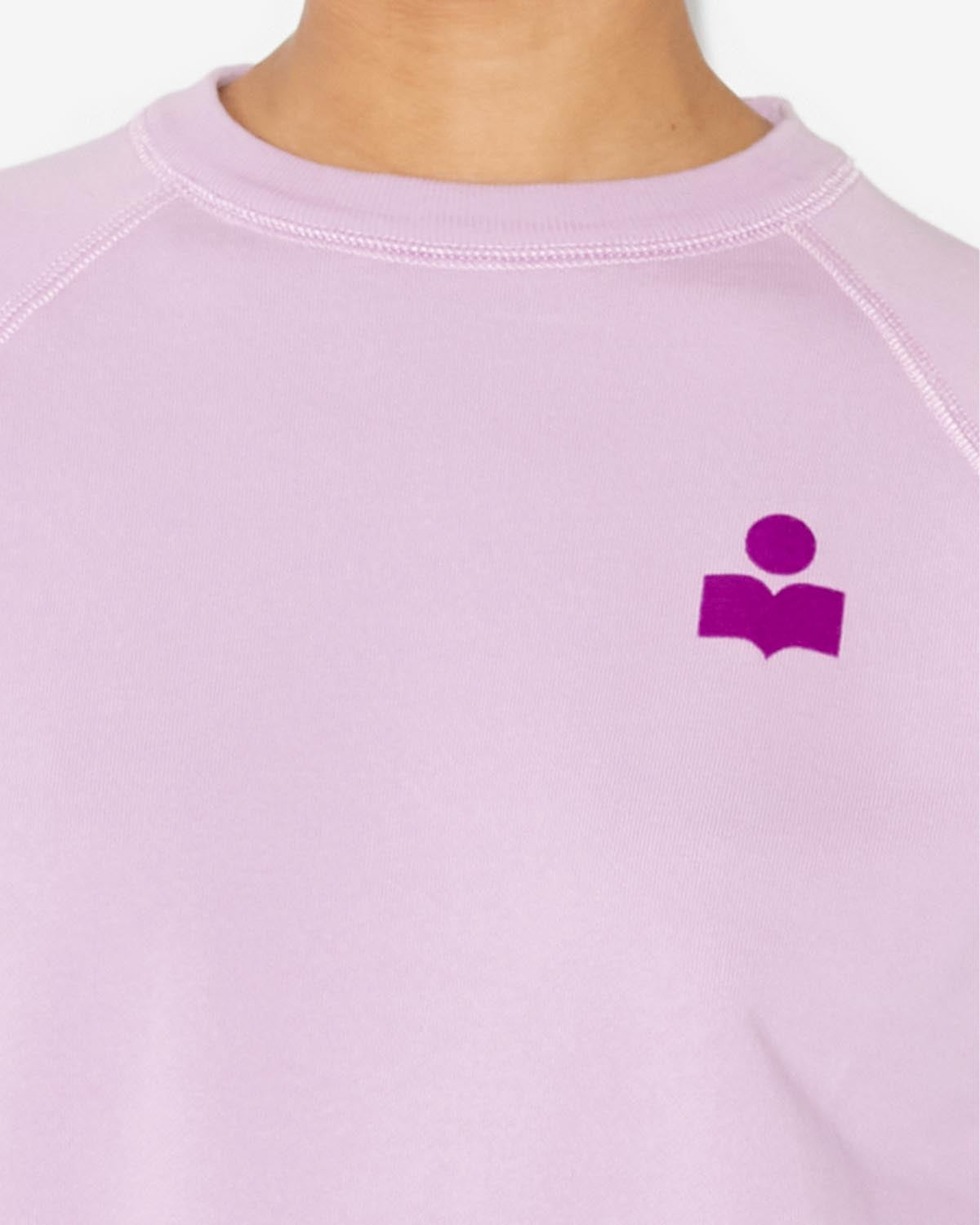 Sweatshirt à logo en coton milla - Lilas-violet - Woman - 2
