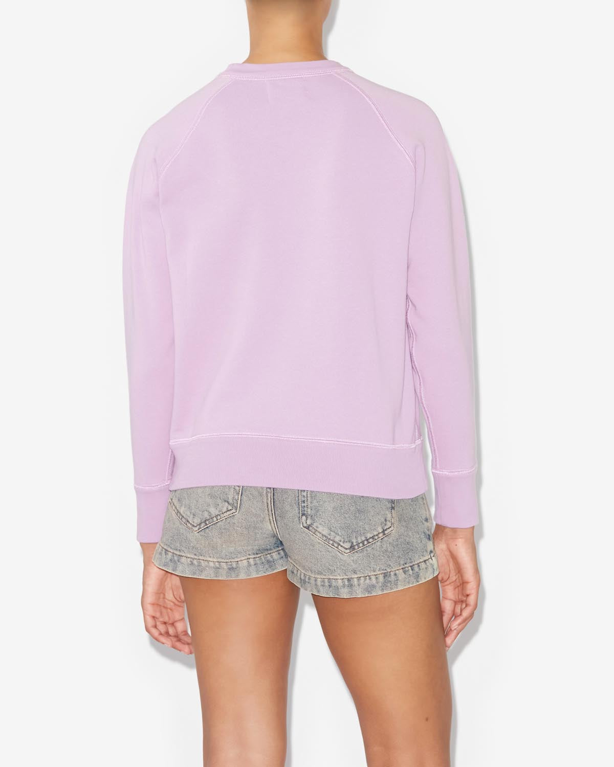 Sweatshirt à logo en coton milla - Lilas-violet - Woman - 4