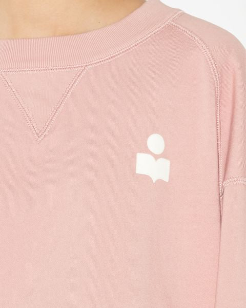 Margo logo sweatshirt Woman Light pink 2