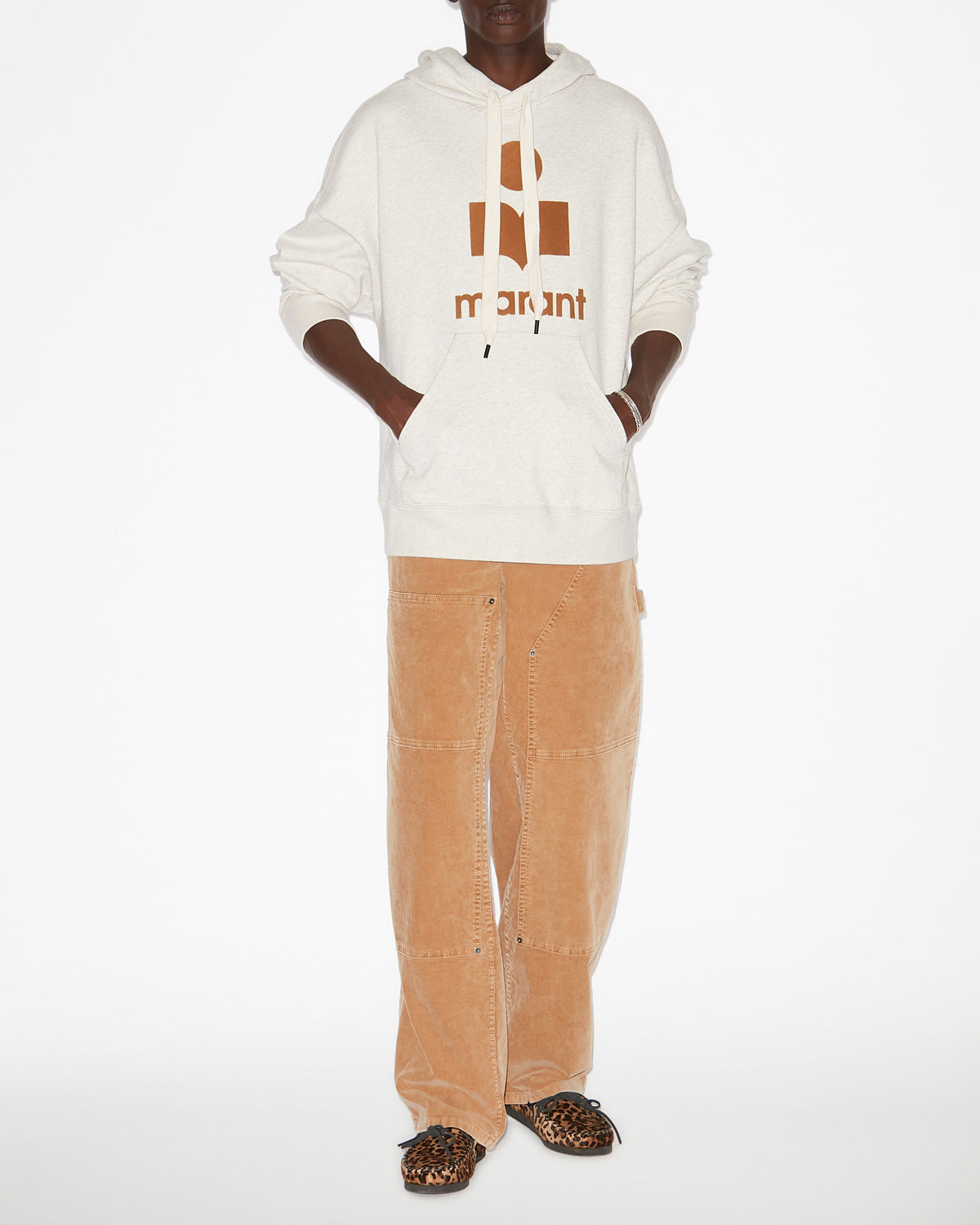 Sweatshirt miley Man Ecru/camel 4