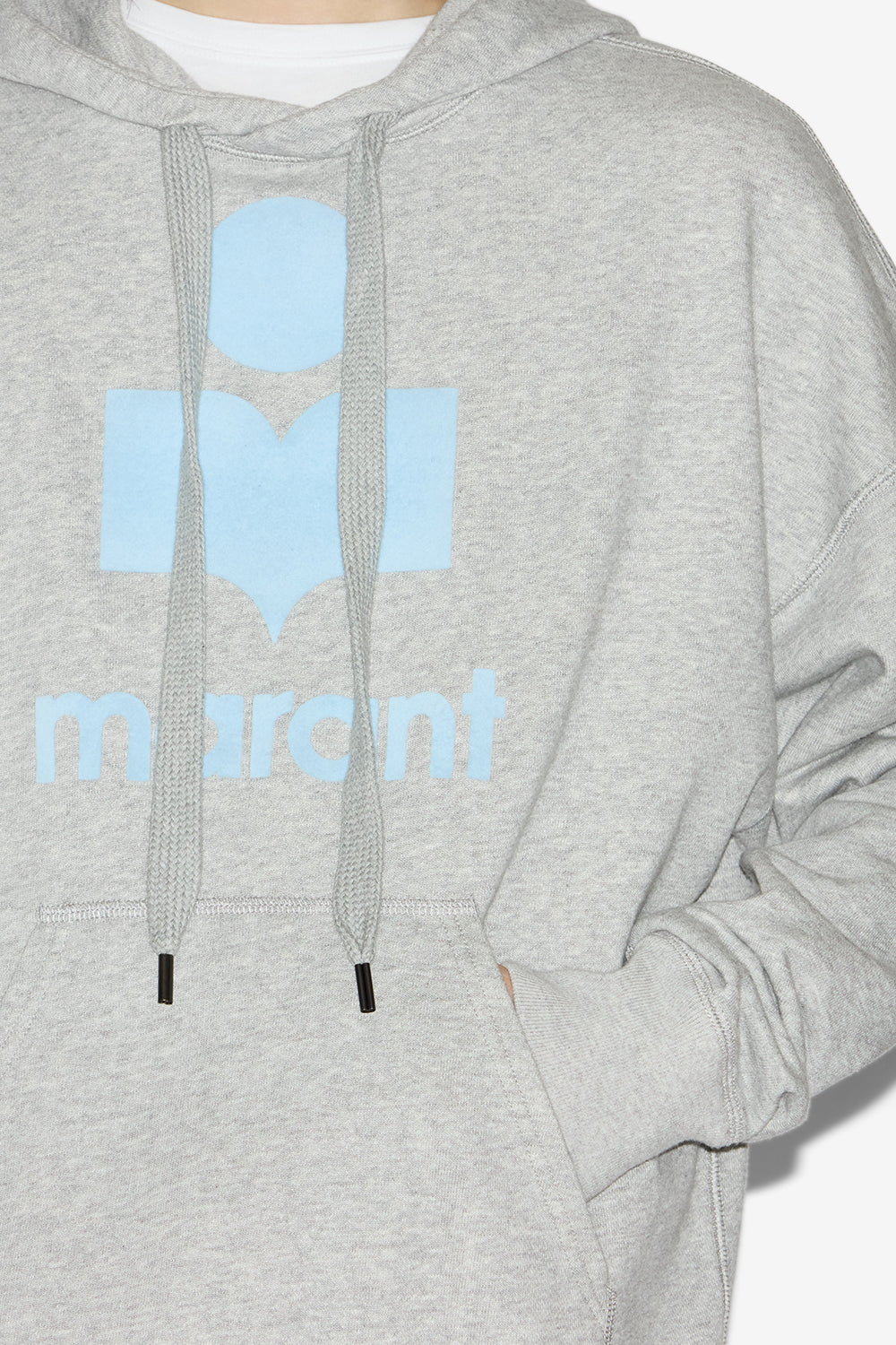 Miley コットン製 フード付きスウェットシャツ - Gray-ice blue - Man - 3