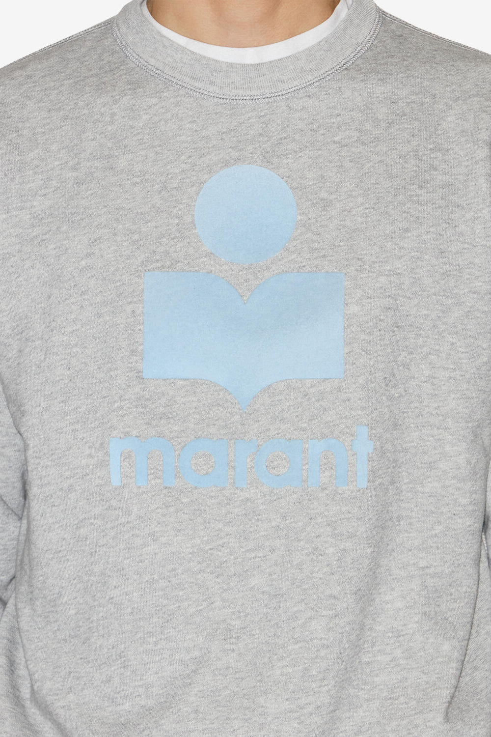 Mikoy ロゴ入り コットン製 スウェットシャツ - Gray-ice blue - Man - 3