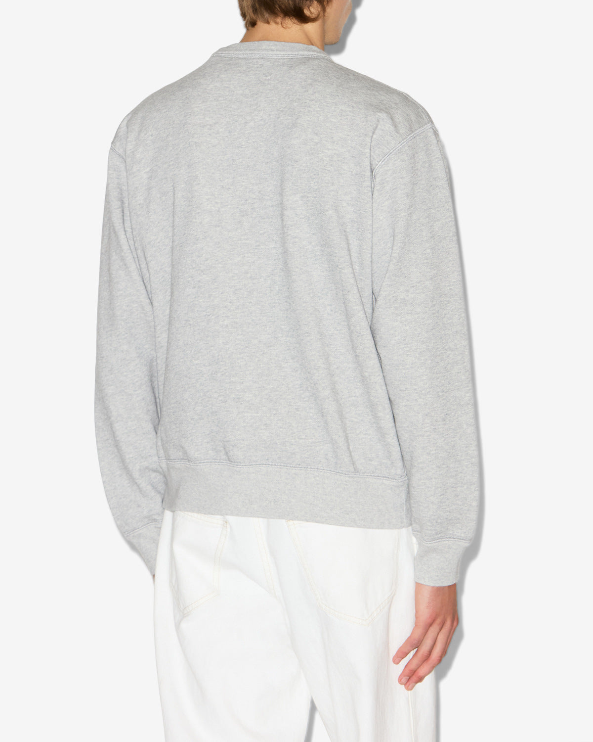 Felpa mikoy in cotone con logo - Gray-ice blue - Man - 4