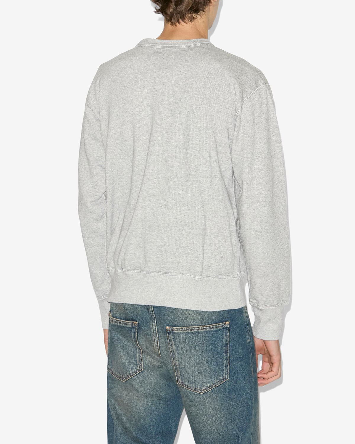 Sweatshirt mike Man Gris-rouge 3