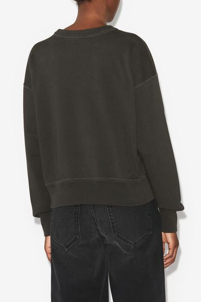 Sweatshirt shad mit logo - Schwarz gewaschen - Woman - 20