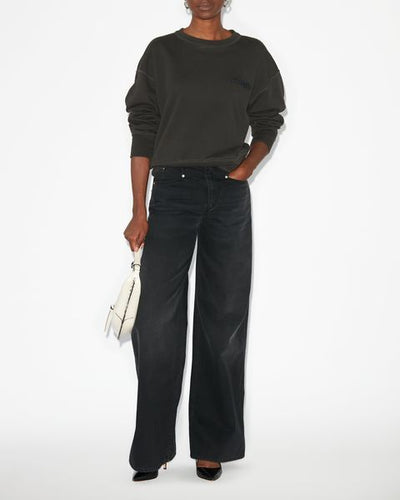 Sweatshirt shad mit logo - Schwarz gewaschen - Woman - 4