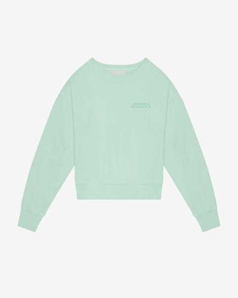 Sweatshirt houston mit logo Woman Sea green 7