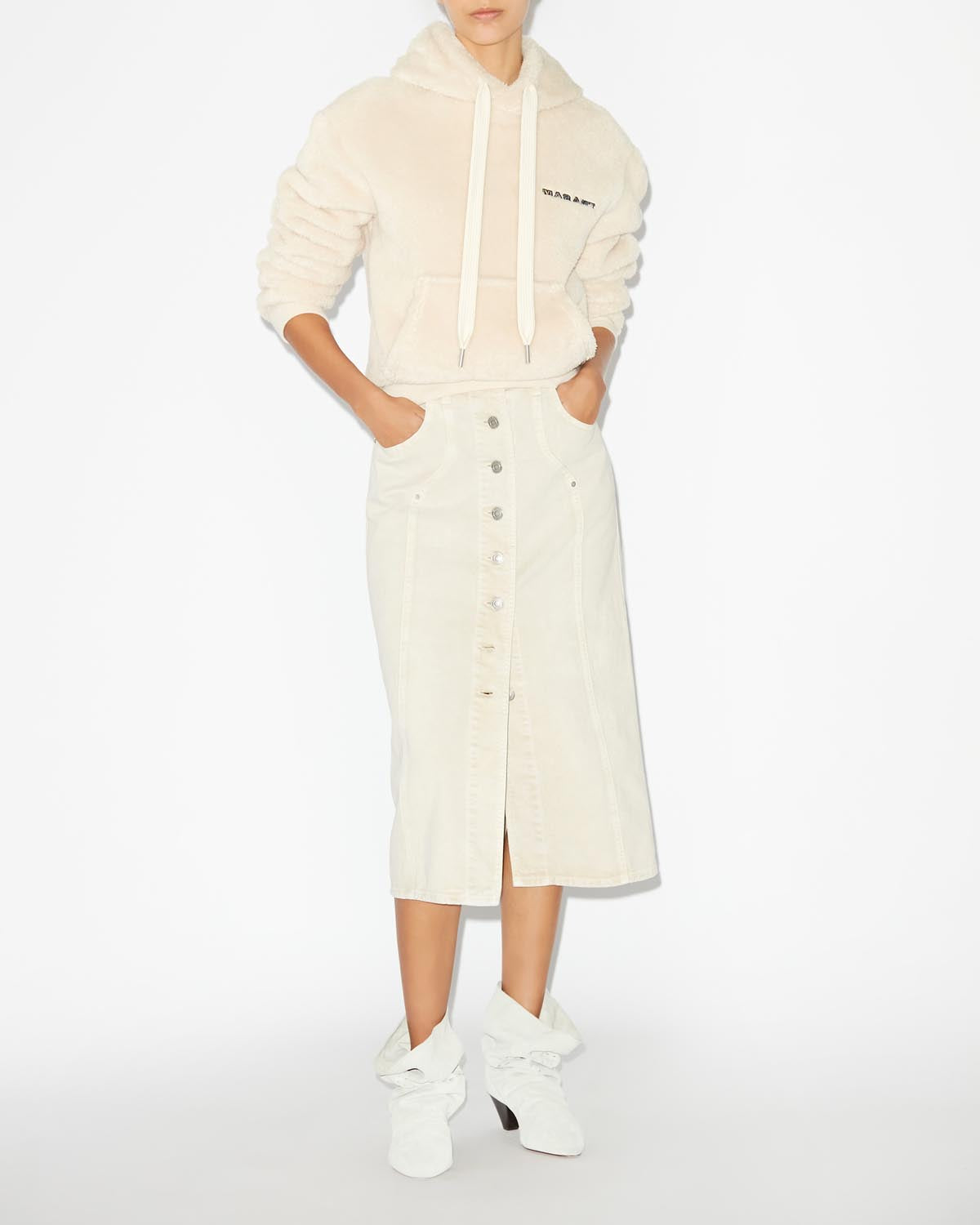 Maeva sweatshirt - Ecru - Woman - 1