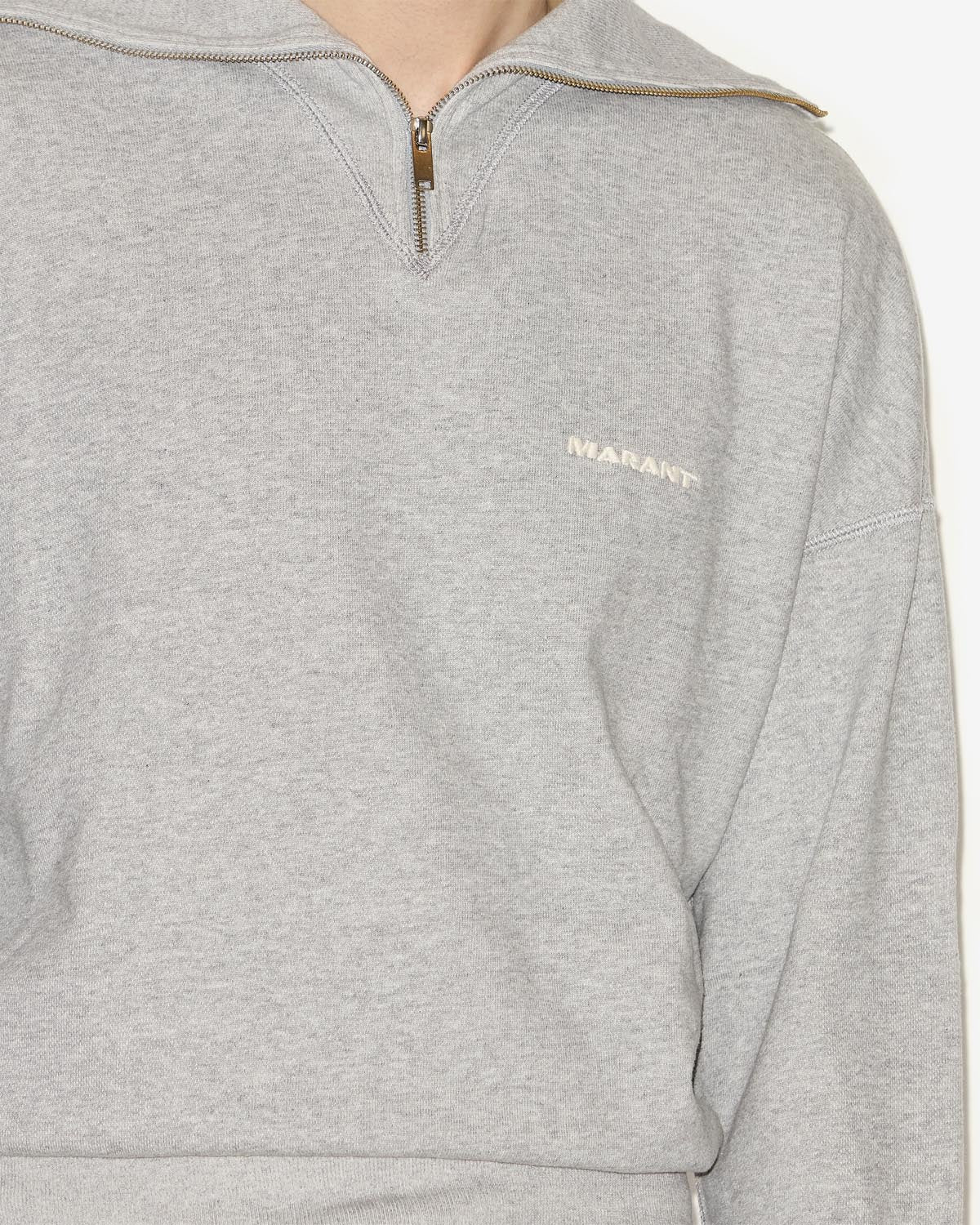 Weloyan logo sweatshirt Man Gray 4