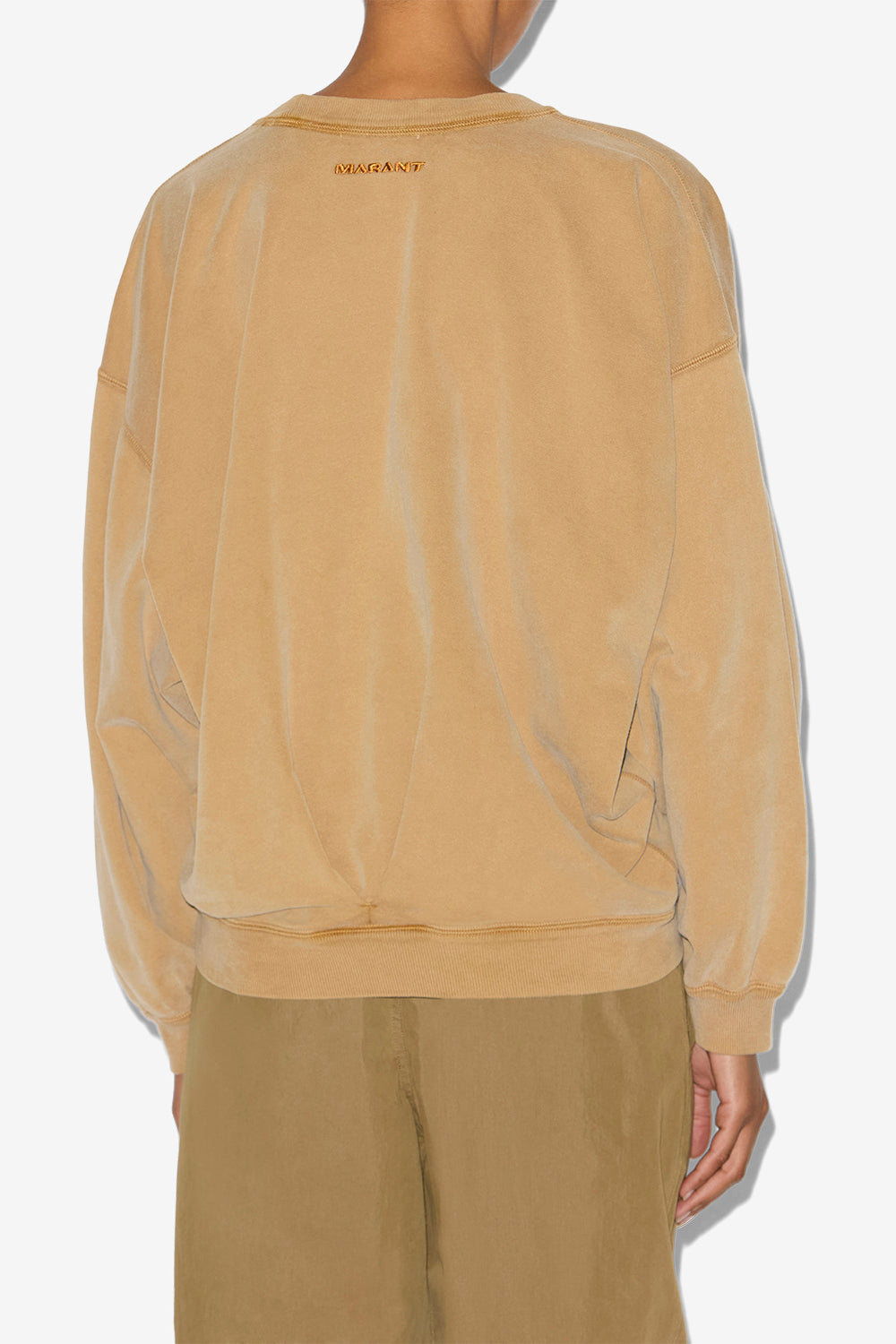 Sweatshirt sauria aus verwaschener baumwolle - Caramel - Woman - 4