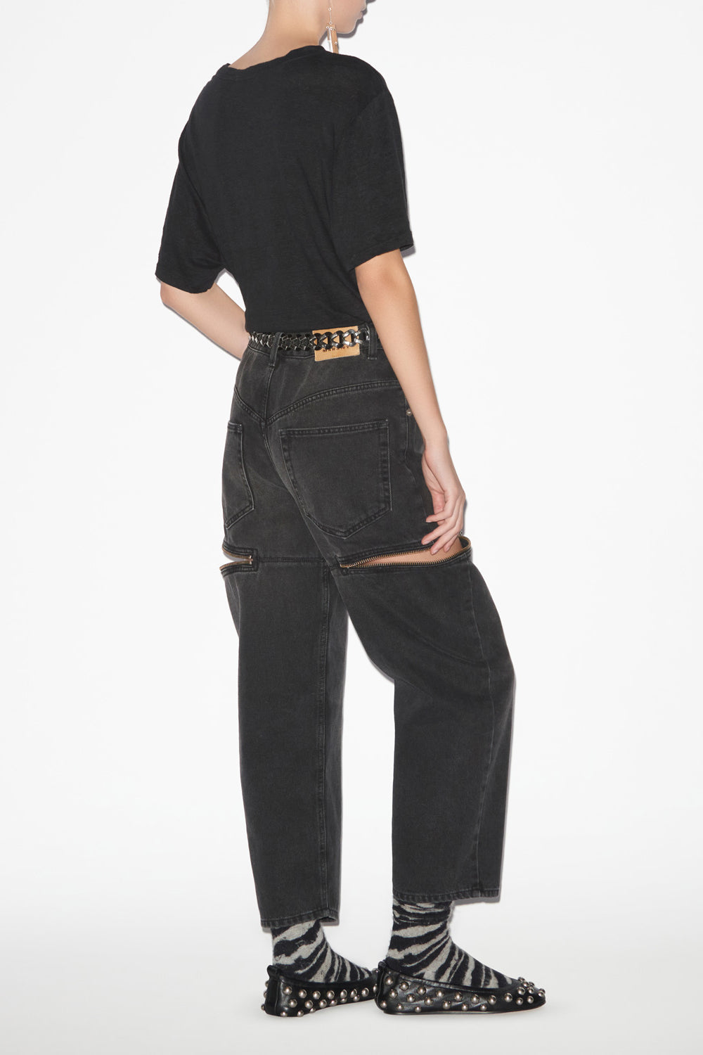 Zewel short-sleeve logo t-shirt - Black - Woman - 9