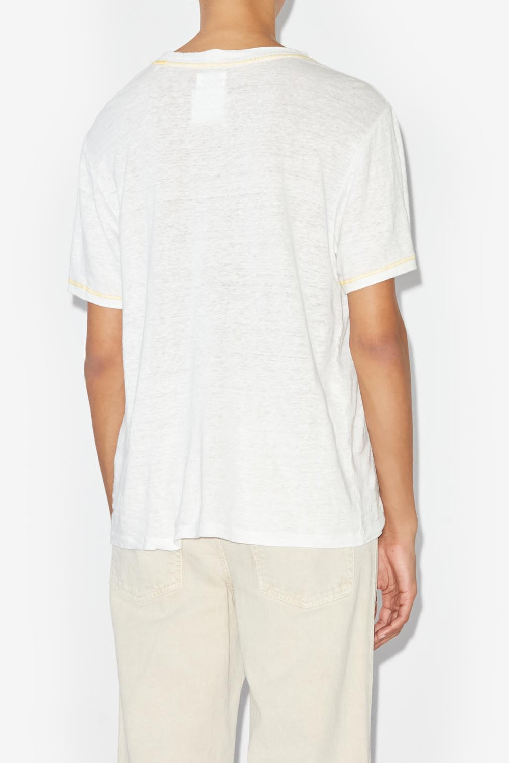 T-shirt a maniche corte con logo zewel - Bianco - Woman - 5