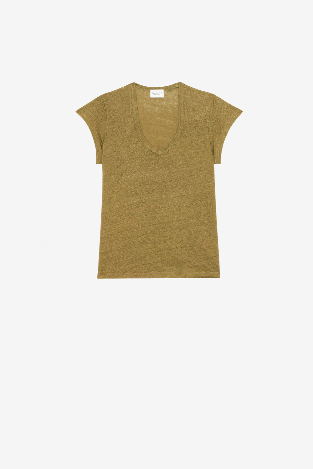 Zankou short-sleeve linen t-shirt - Khaki - Woman - 1