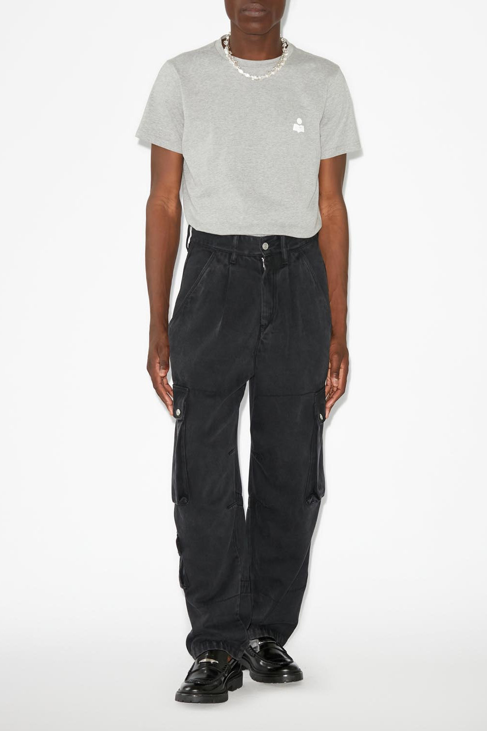 T-shirt zafferh - Écru et gris - Man - 2