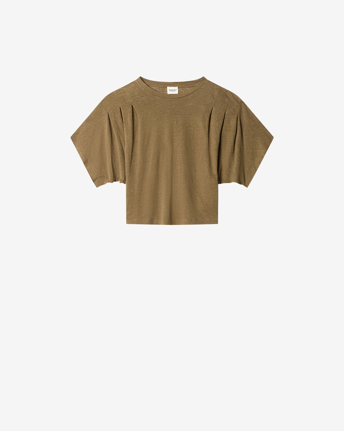 Camiseta kyanza de lino - Dark khaki - Woman - 5