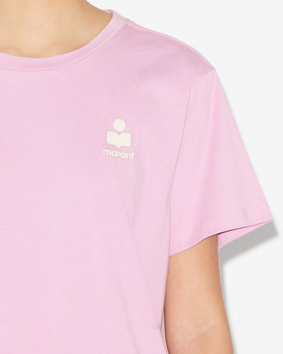 Aby t-shirt in cotone con logo - Rosa - Woman - 4