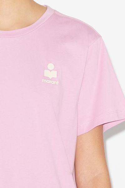 Aby t-shirt in cotone con logo - Rosa - Woman - 6