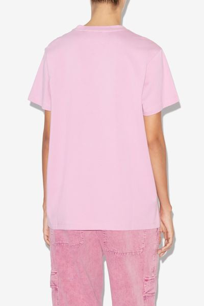 Aby t-shirt in cotone con logo - Rosa - Woman - 10