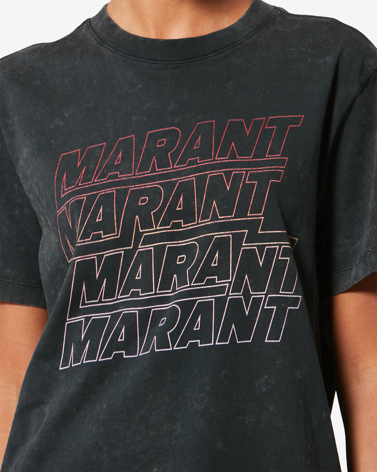 Zoeline 半袖 コットン tシャツ - Offblack - Woman - 2