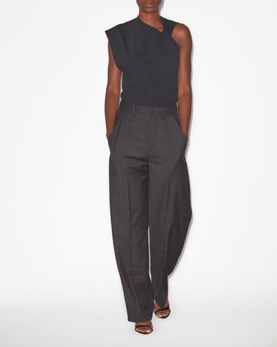 Nayda アシンメトリー 半袖tシャツ - 黒 - Woman - 1