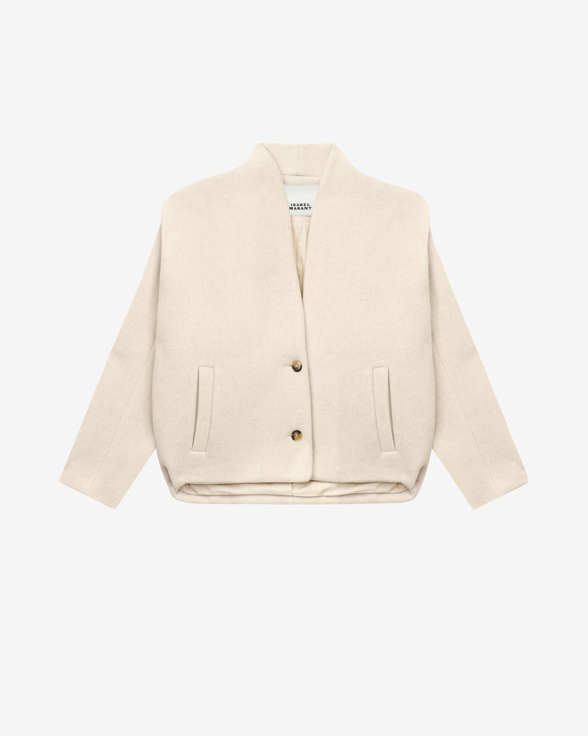 Chaqueta de traje de mezcla de lana drogo - Crudo - Woman - 5