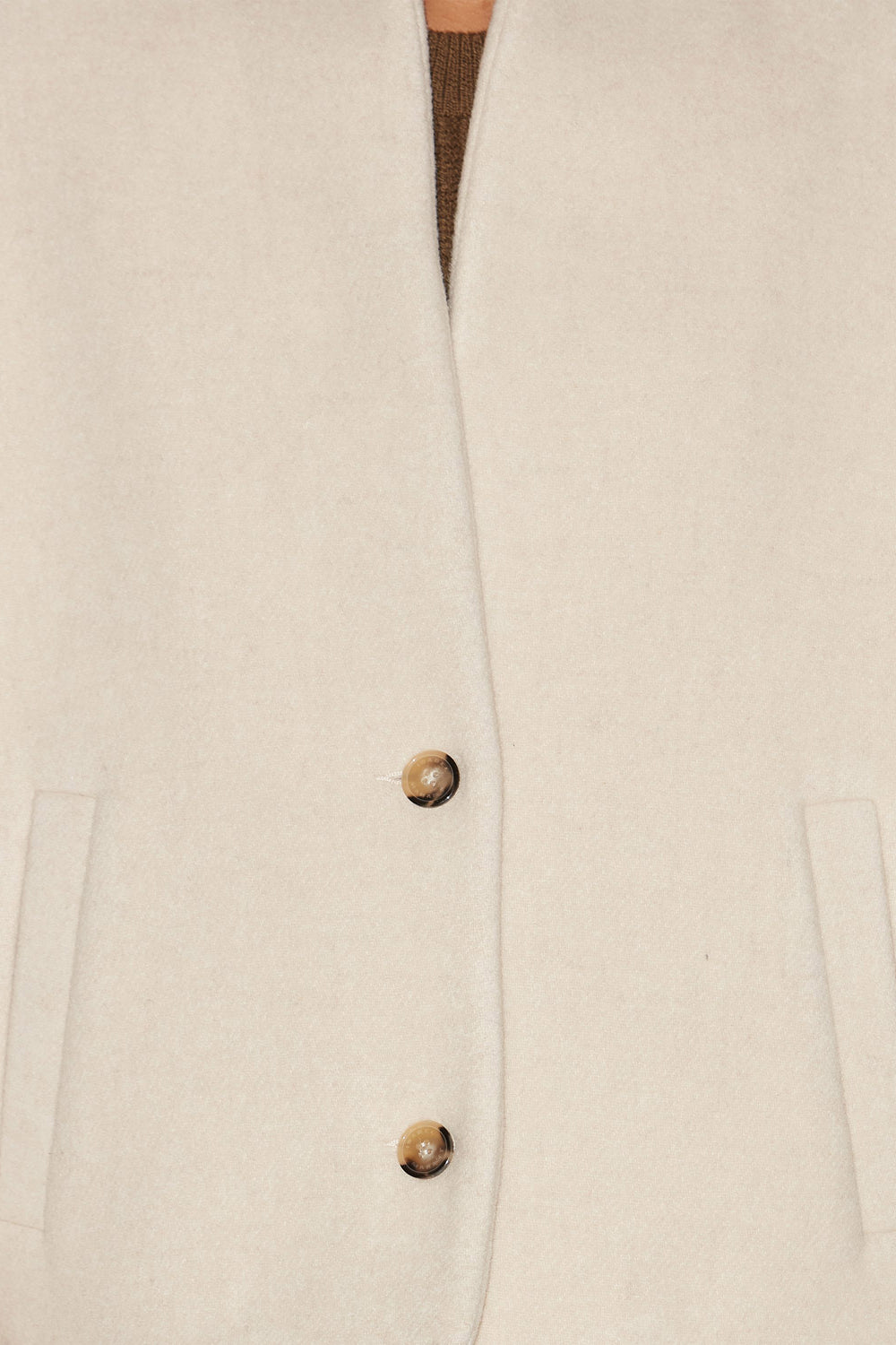 Chaqueta de traje de mezcla de lana drogo - Crudo - Woman - 3