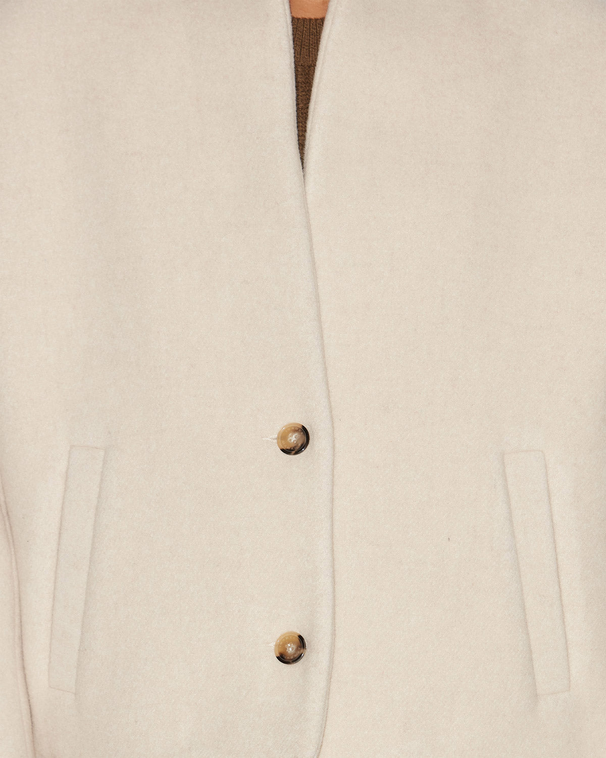 Chaqueta de traje de mezcla de lana drogo - Crudo - Woman - 2