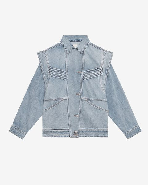 Harmon Jacket Woman ice blue | ISABEL MARANT Official online store