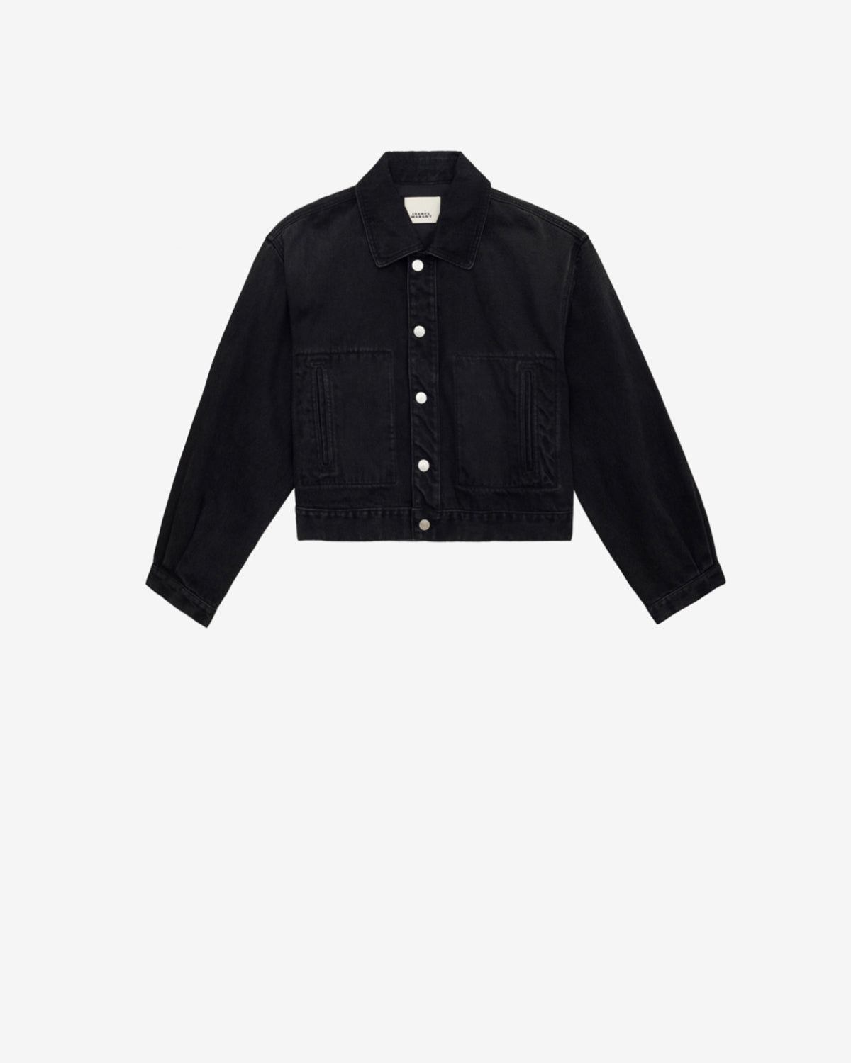 Giacca classica josephine in denim - Nero lavato - Woman - 6