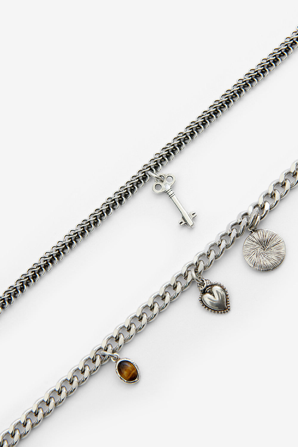 Hängebrosche scott aus messing, zinn und silberfarbener zamaklegierung - Silber - Man - 2
