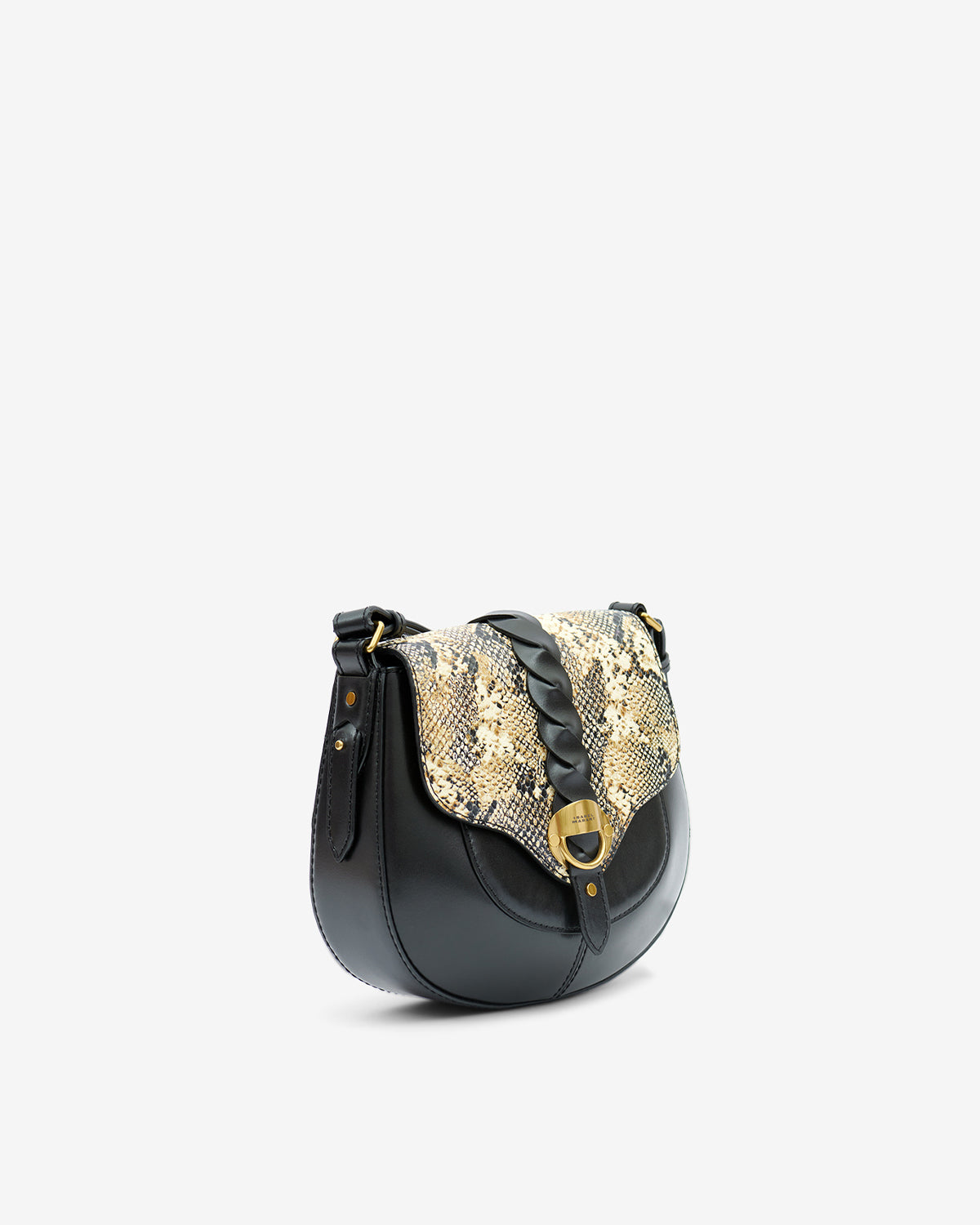 Altay small レザー製 ショルダーバッグ - Black-beige - Woman - 5
