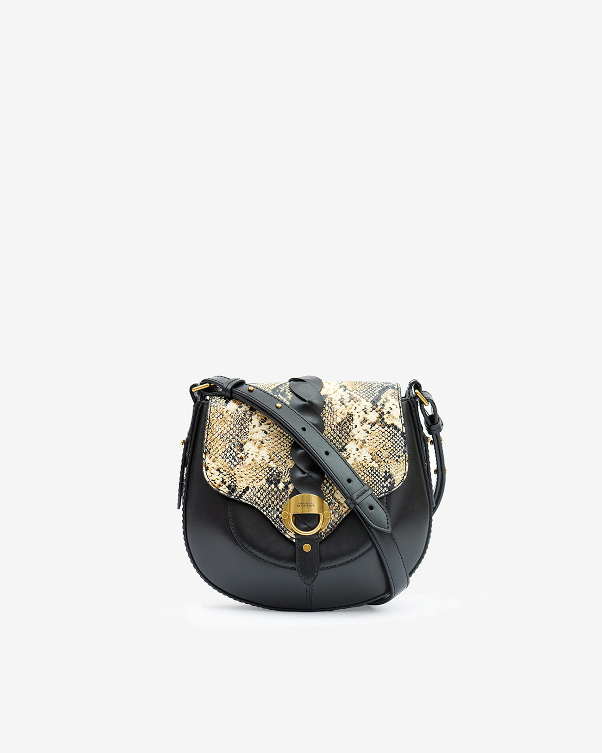 Altay small レザー製 ショルダーバッグ - Black-beige - Woman - 1