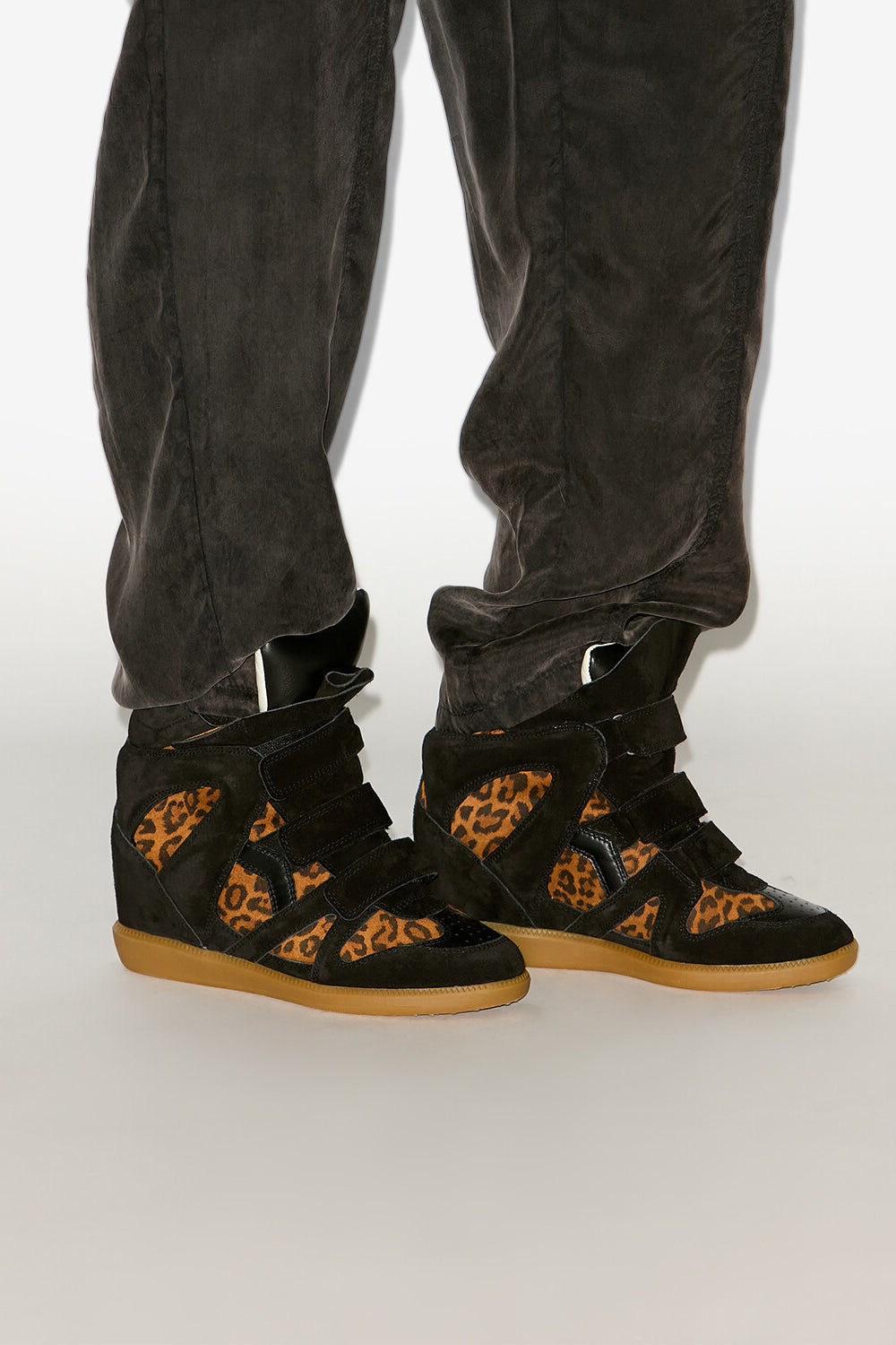 Bekett レザー製 プラットフォームスニーカー - Leopard - Woman - 5