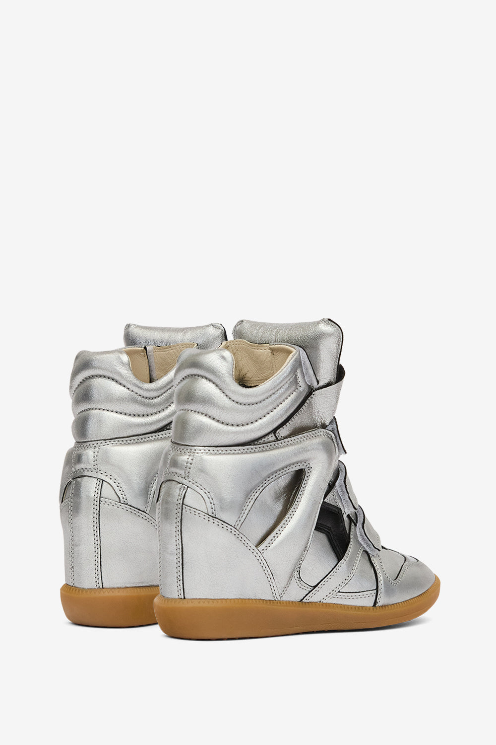 Bekett レザー プラットフォーム スニーカー - Gun metal - Woman - 2