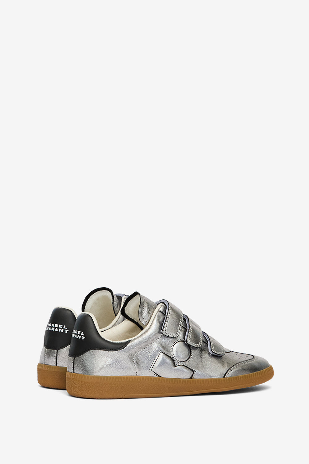 Sneakers beth basse in pelle - Gun metal - Woman - 2