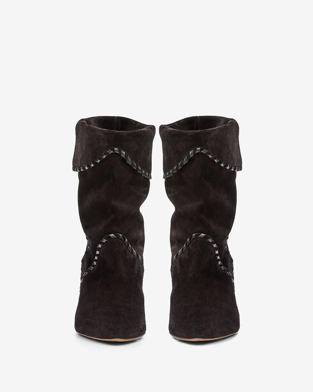 Boots edoa en cuir de veau velours - Noir - Woman - 4