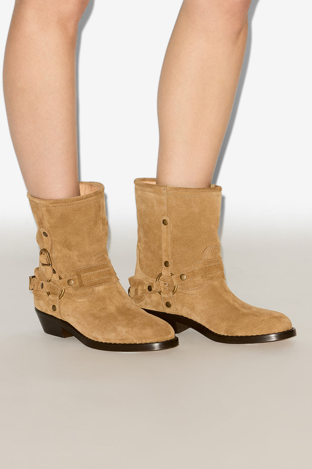 Ildred カーフスエードレザー製 ブーツ - Taupe - Woman - 5