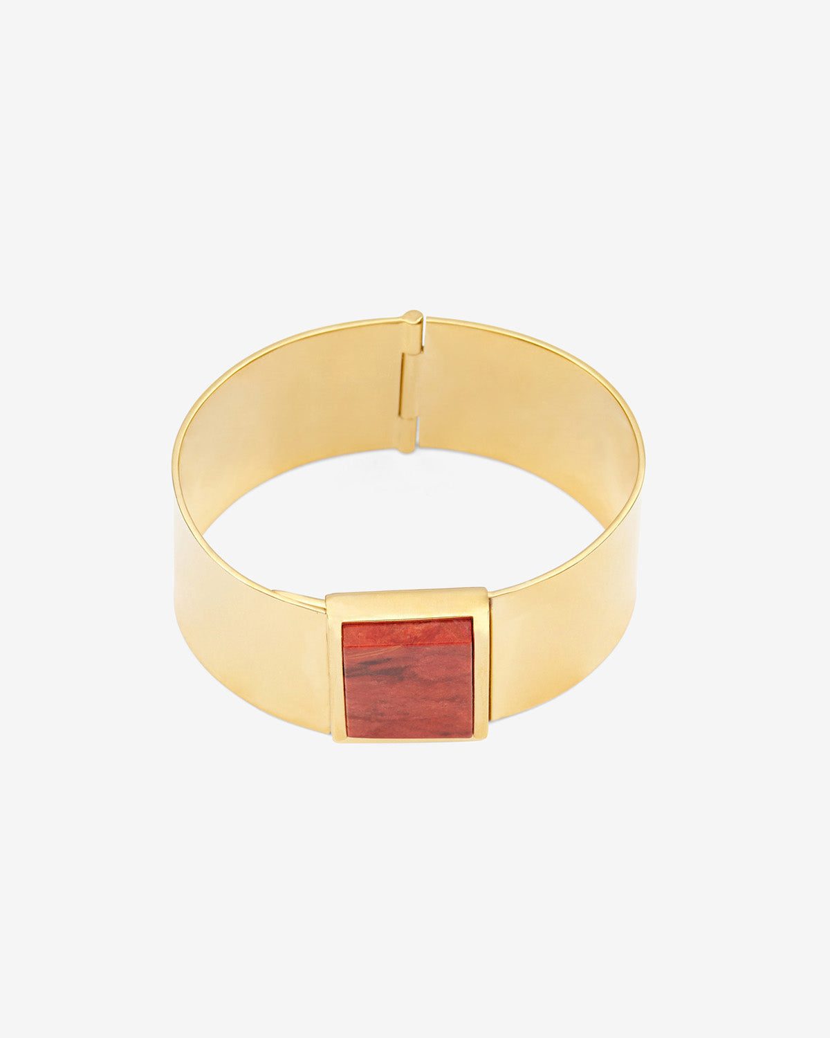 Manschettenarmband halona aus messing - Orange - Woman - 1
