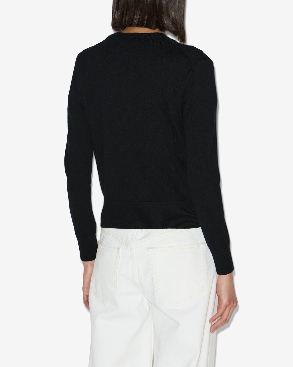 Cardigan mona en coton mélangé - Noir - Woman - 4
