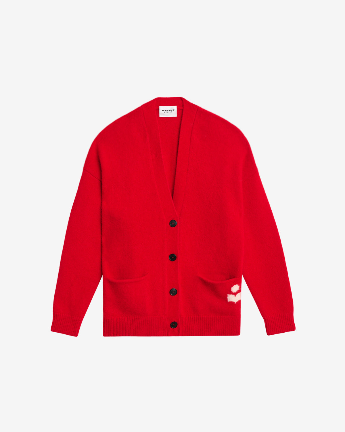 Cardigan eborah en baby alpaga - Rouge - Woman - 4