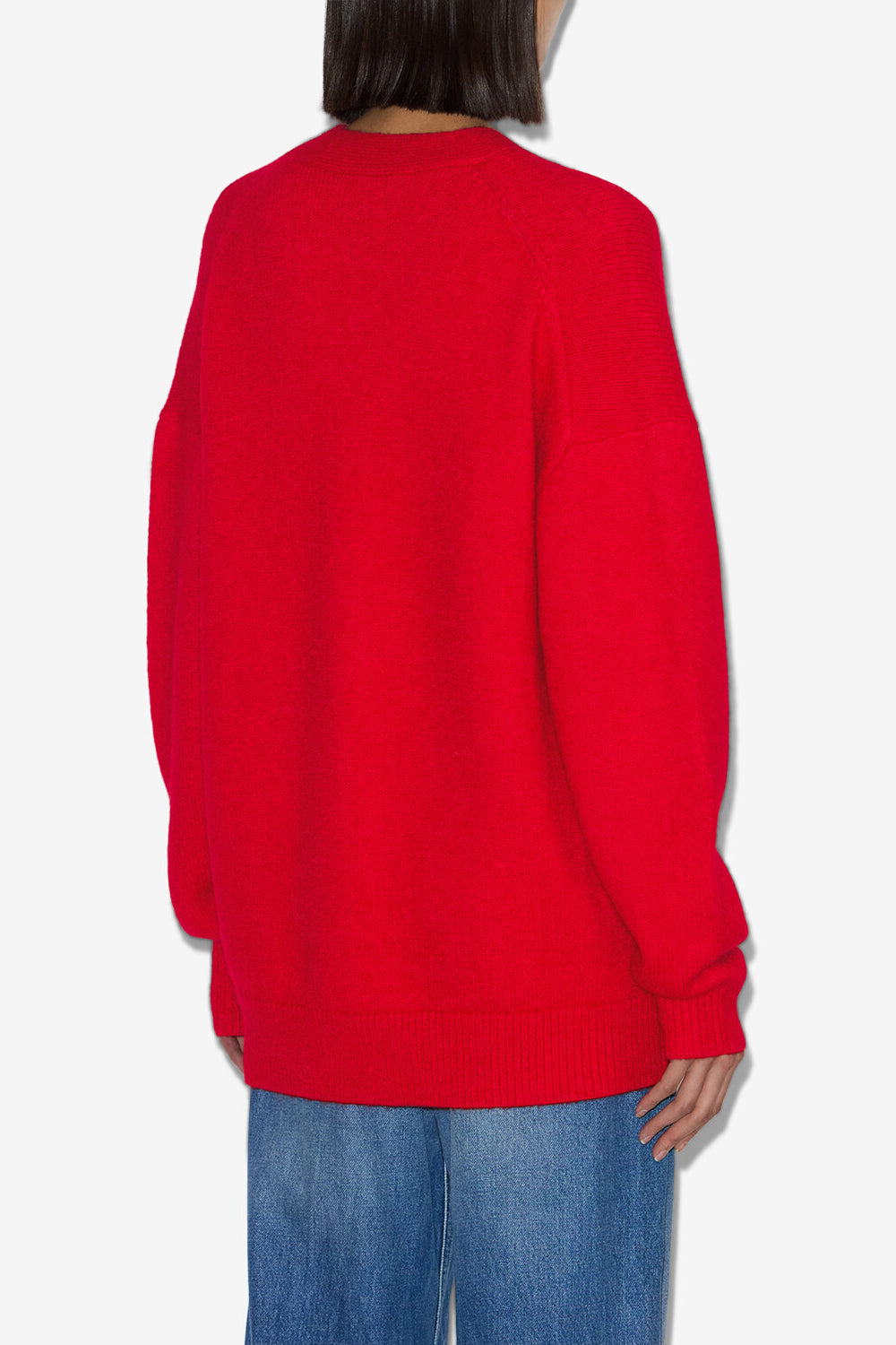 Eborah baby alpaca cardigan - Red - Woman - 4