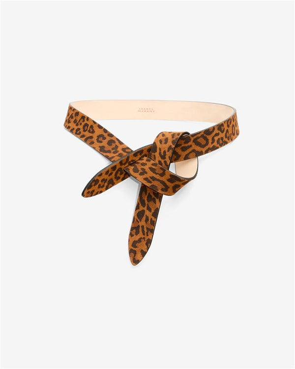 Cinturón para anudar lecce - Leopard - Woman - 1