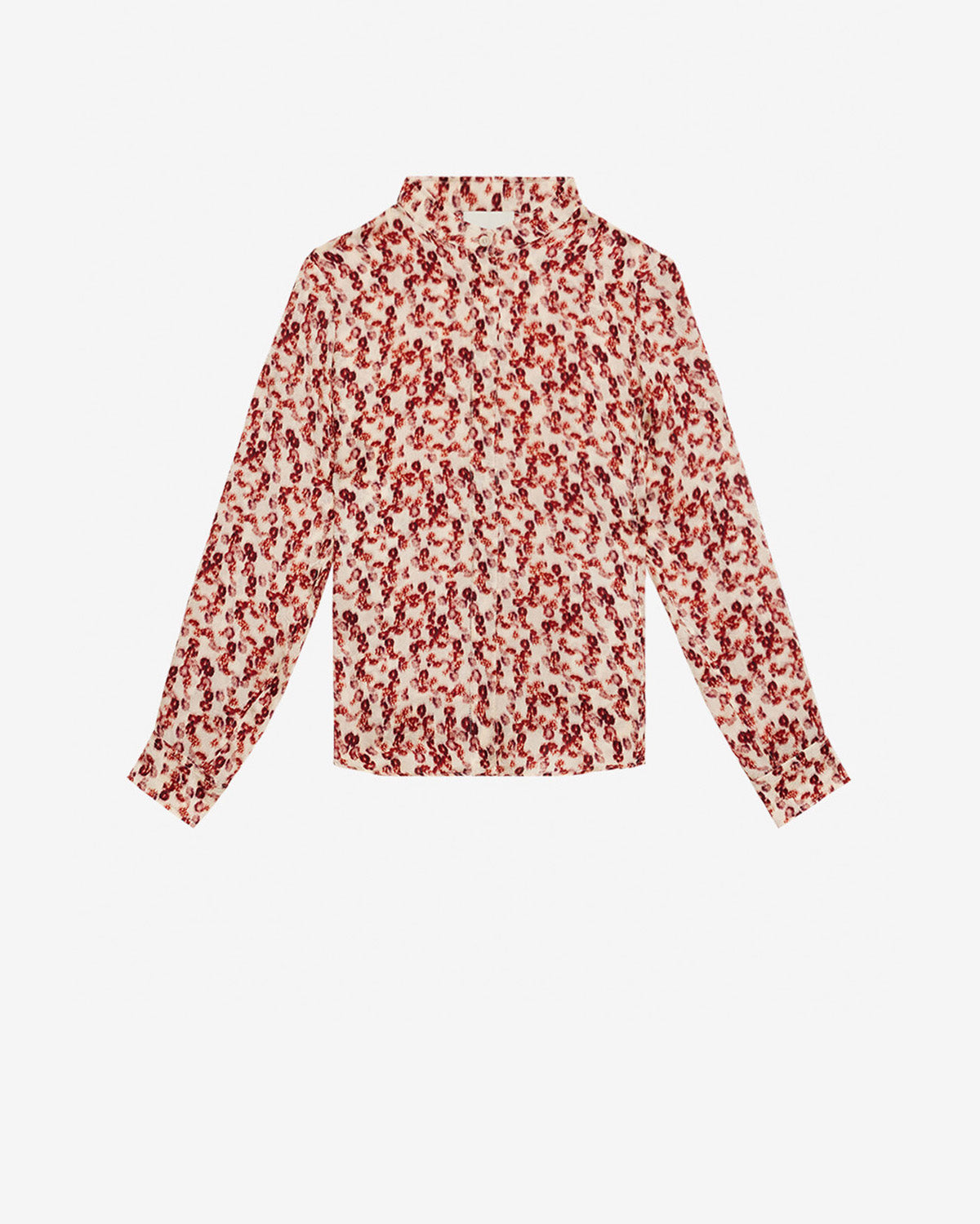 Ilda 패턴 자카드 셔츠 - Garnet - Woman - 4