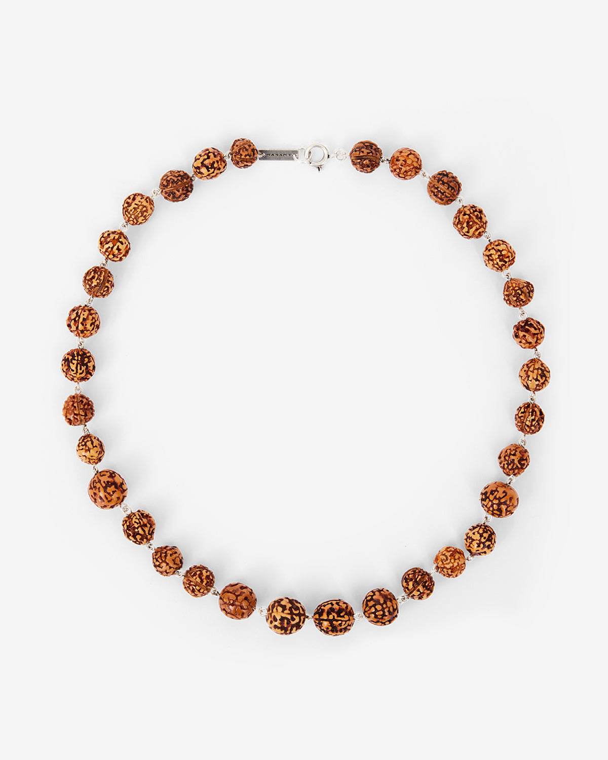 Collier hugh Man Naturel et argenté 1