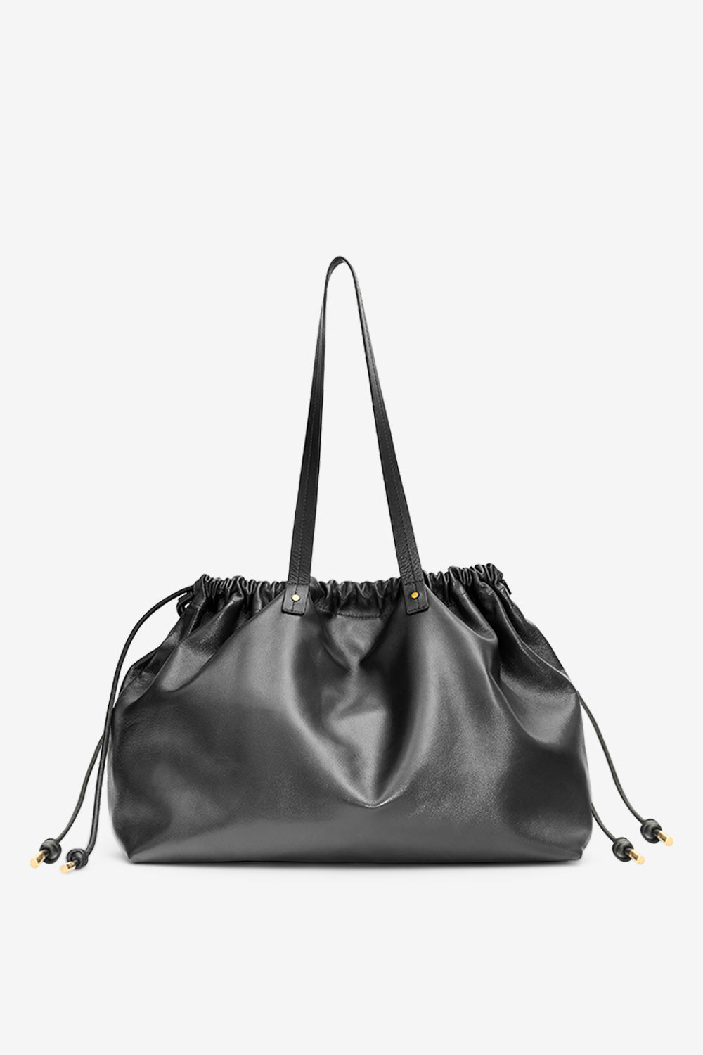 Sac cabas silven e/w en cuir brillant - Noir - Woman - 3