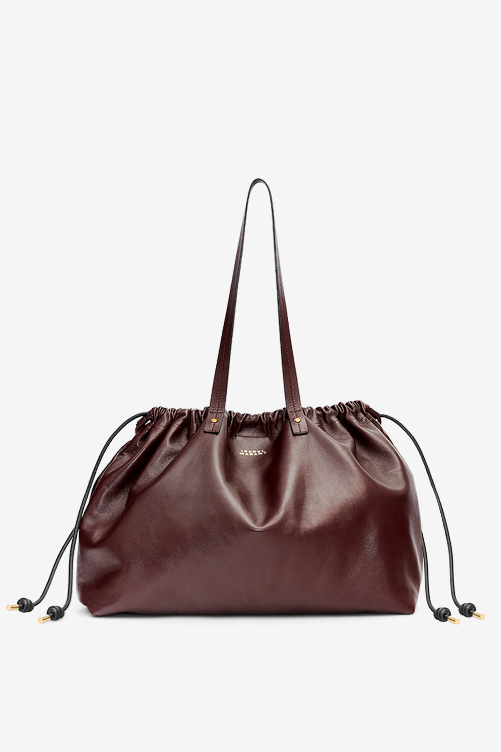 Sac cabas silven e/w en cuir brillant - Bordeaux - Woman - 1