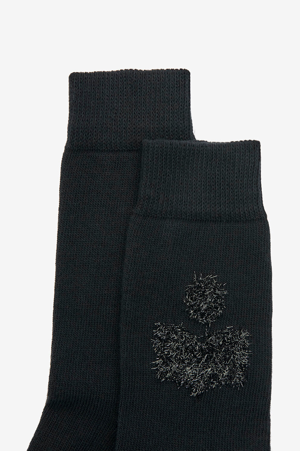 Hohe socken sourya aus feinstrick - Schwarz - Woman - 2