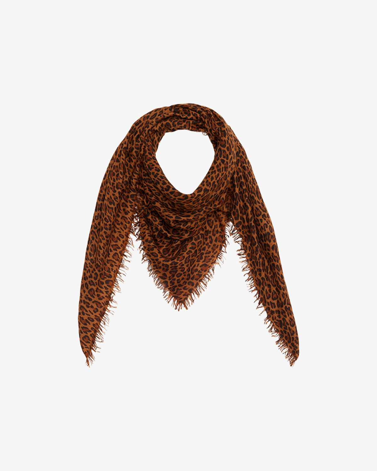Madicia cashmere and wool scarf - Leopard - Woman - 1