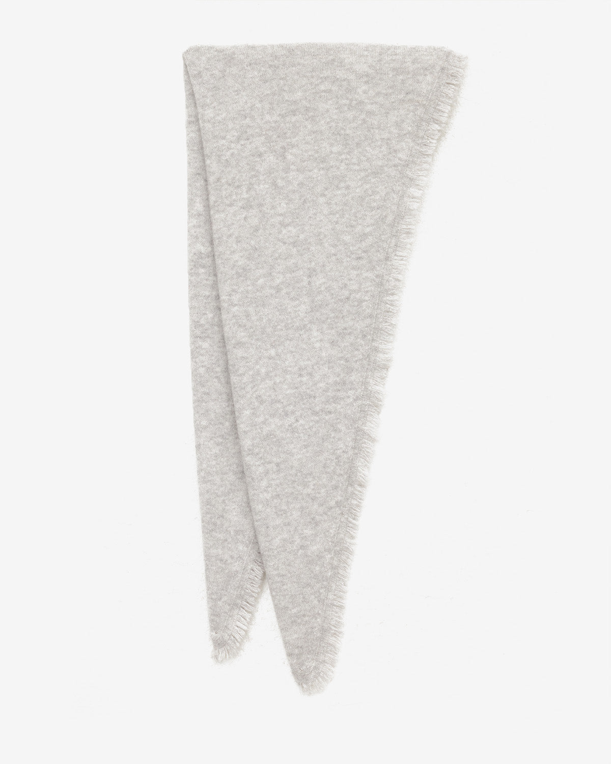 Bufanda jaspeada penina en baby alpaca - Light gray - Woman - 1