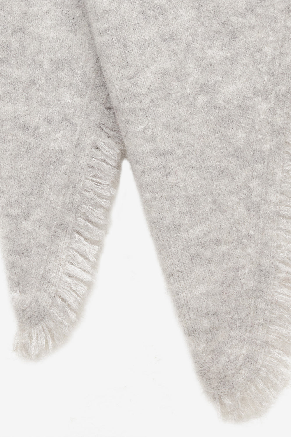 Echarpe chinée penina en baby alpaga - Gris clair - Woman - 3